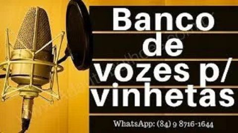 Portfolio De Vozes | Locutores | Locutoras | Offs - Vinhetas