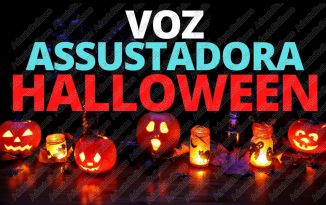 Abertura e Chamada para Festa de Halloween Voz Assustadora