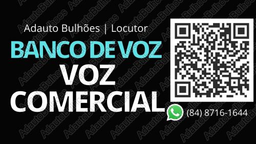 Vozes Comerciais Banco De Vozes De Locutor Online Locução Narração E ...